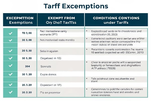 Semiconductor Tariff Exemptions